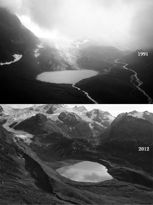 Steinsee: 1991 und 2012