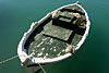 Boot aus Holz, Lefkas, Griechenland.