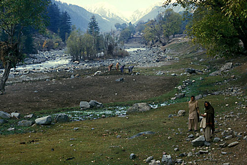 Hochwasser in Kanai, Swat, Pakistan, 1985