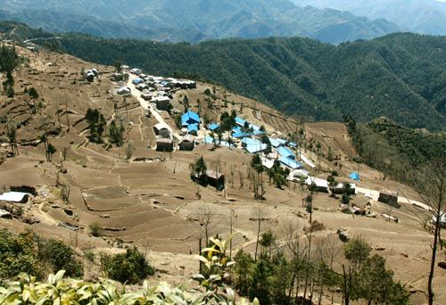 Kartoffelfarm in Nigale, Nepal, 2012