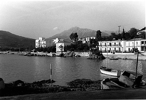 Hafenausbau in Vasiliki, Lefkas, Griechenland, 1988