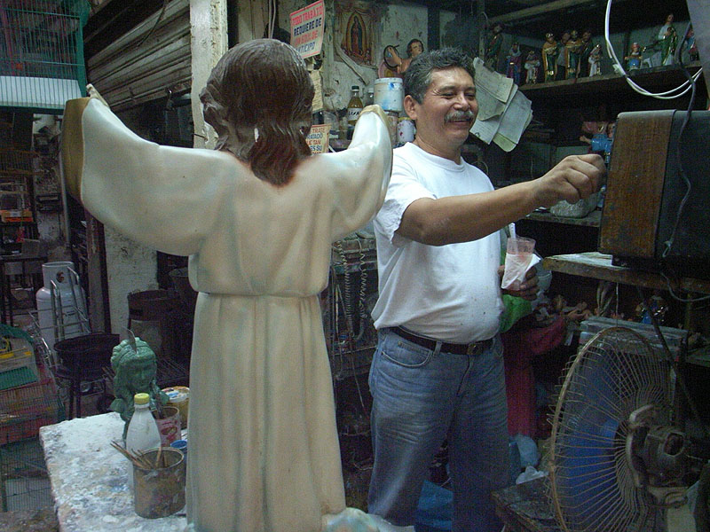 Antiquitätenhändler in Merida, Mexiko