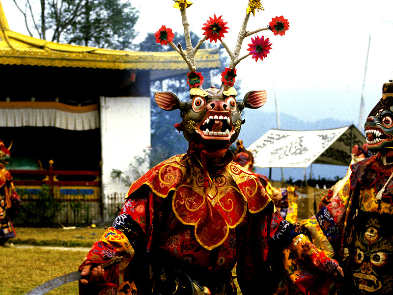 Maskentanz in Gangtok